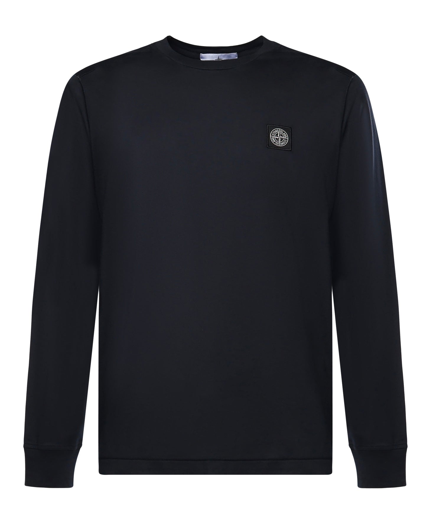 T-shirt con patch Compass in jersey di cotone<BR/> L1S152100031 S0013V0020 STONE ISLAND 
