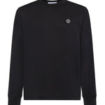 T-shirt a manica lunga con patch Compass in jersey di cotone L1S152100031 S0013V0029 STONE ISLAND 