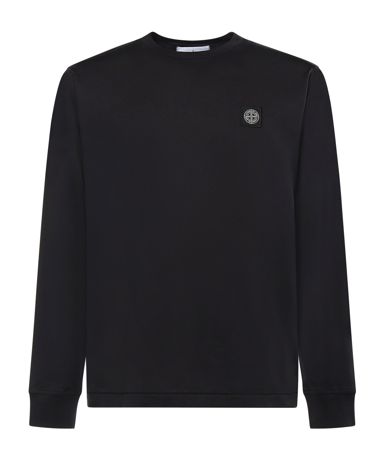 T-shirt a manica lunga con patch Compass in jersey di cotone L1S152100031 S0013V0029 STONE ISLAND 