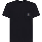 T-shirt con patch Compass L1S152100032 S0057V0020 STONE ISLAND 