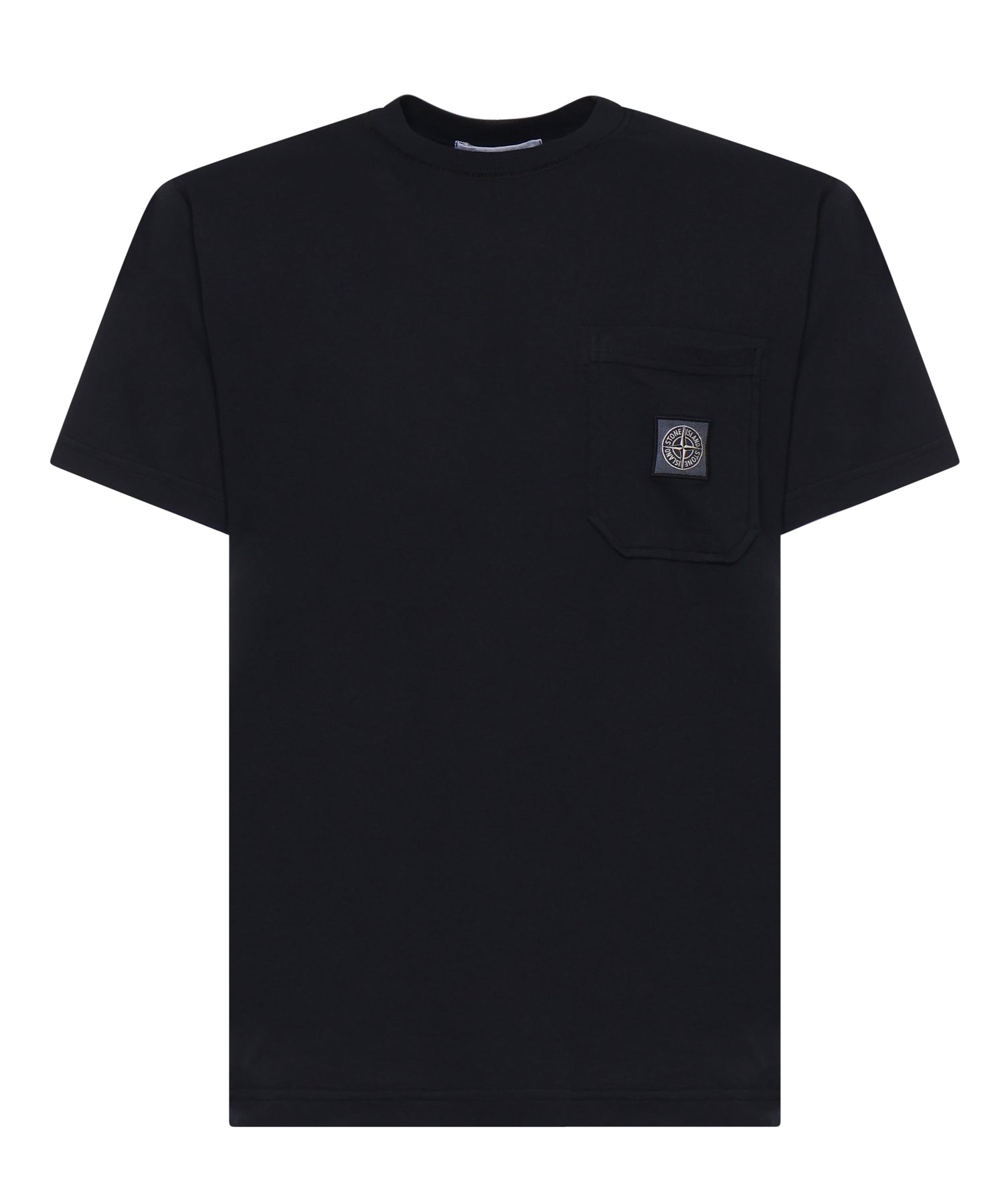 T-shirt con patch Compass L1S152100032 S0057V0020 STONE ISLAND 