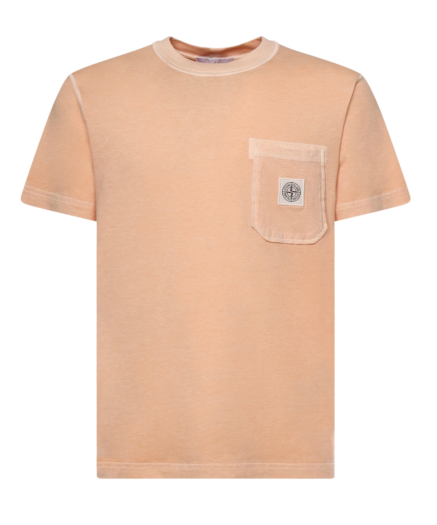 T-shirt con patch Compass L1S152100032 S0057V018E STONE ISLAND 