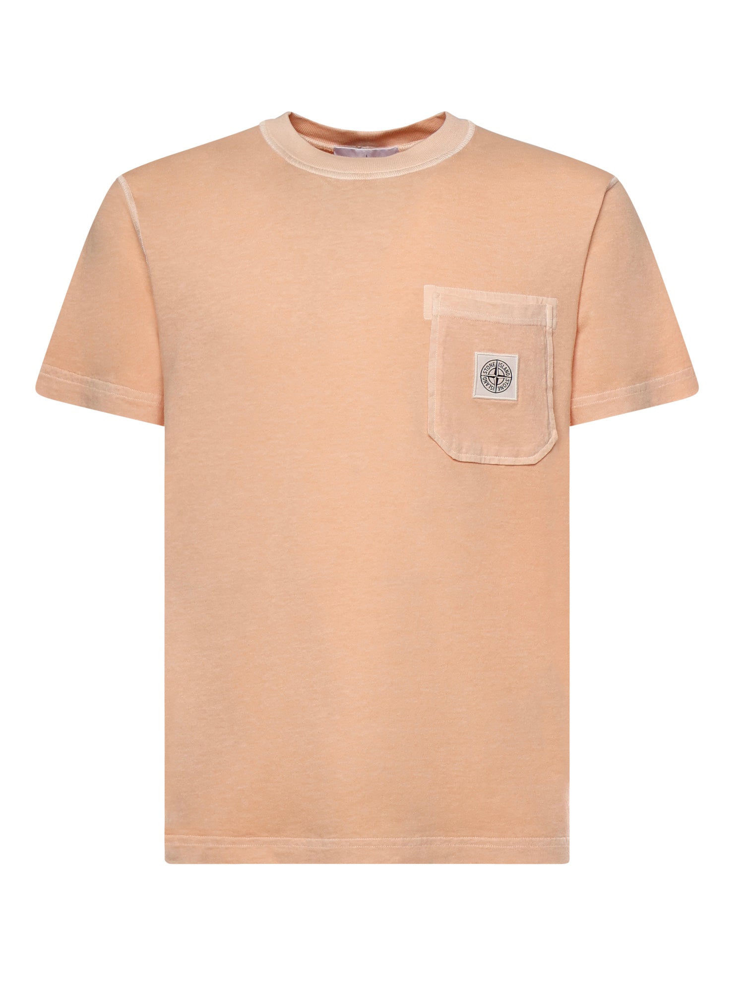 T-shirt con patch Compass L1S152100032 S0057V018E STONE ISLAND 