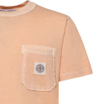 T-shirt con patch Compass L1S152100032 S0057V018E STONE ISLAND 