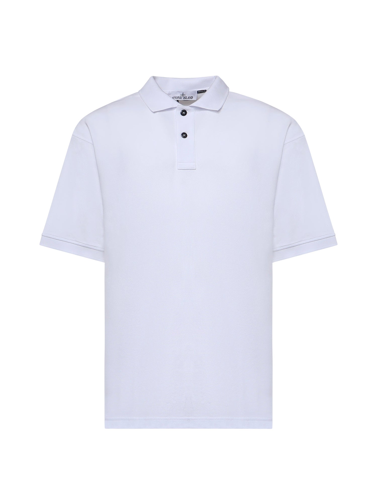 Polo con ricamo logo in piqué di cotone L1S152200001 S0039V0001 STONE ISLAND 