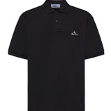 Polo con ricamo logo in piqué di cotone L1S152200001 S0039V0029 STONE ISLAND 