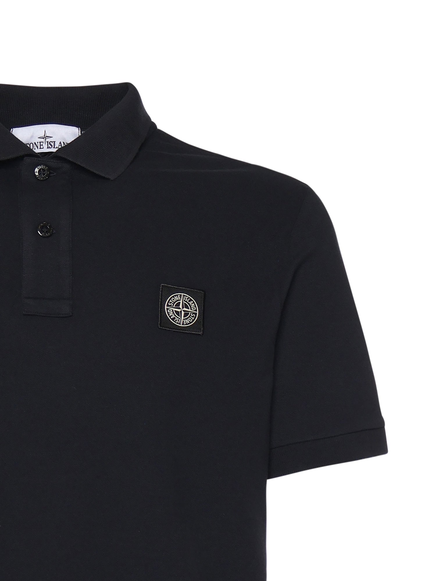 Polo in cotone con logo L1S152200008 S0017V0020 STONE ISLAND 