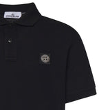 Polo in cotone con logo L1S152200008 S0017V0029 STONE ISLAND 
