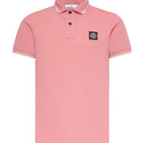 Polo in piqué di cotone con patch Compass L1S152200010 S0018V008G STONE ISLAND 