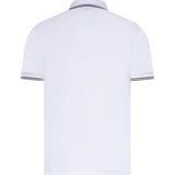 Polo in piqué di cotone con patch Compass L1S152200010 S0018V1001 STONE ISLAND 