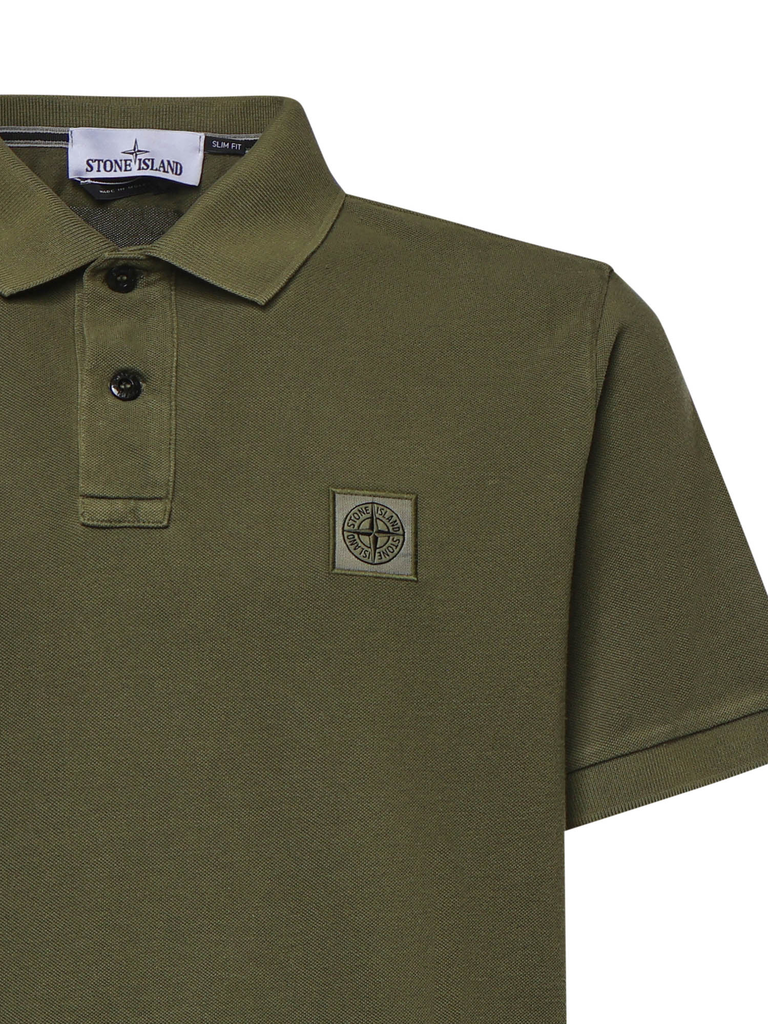 Polo in piqué di cotone con logo L1S1522002SC S0067V005G STONE ISLAND 