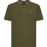 Polo in piqué di cotone con logo L1S1522002SC S0067V005G STONE ISLAND 