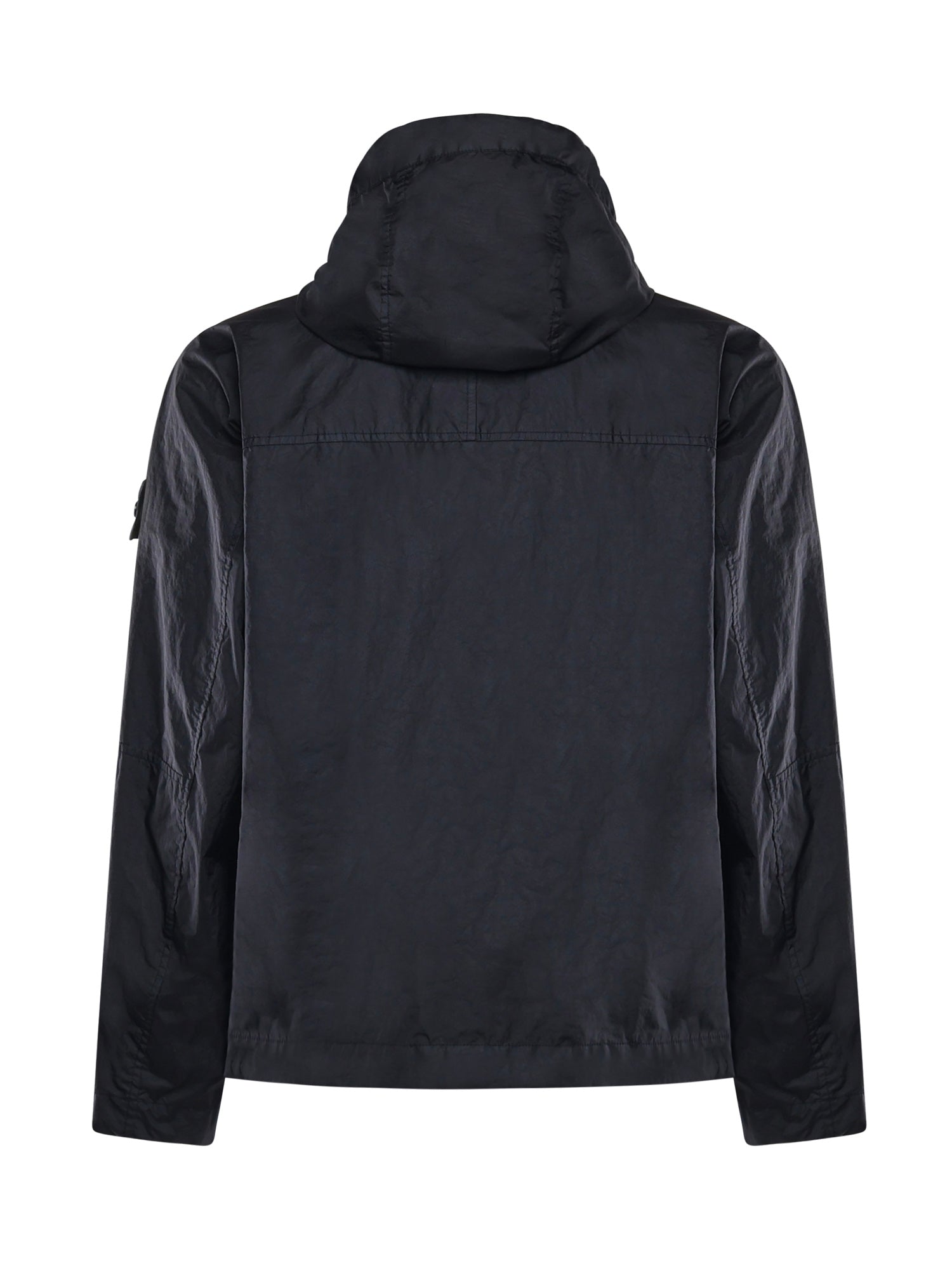 Giacca con cappuccio in nylon con logo L1S154100004 S0A21V0020 STONE ISLAND 
