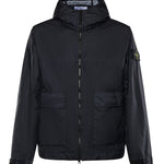 Giacca con cappuccio in nylon con logo L1S154100004 S0A21V0020 STONE ISLAND 