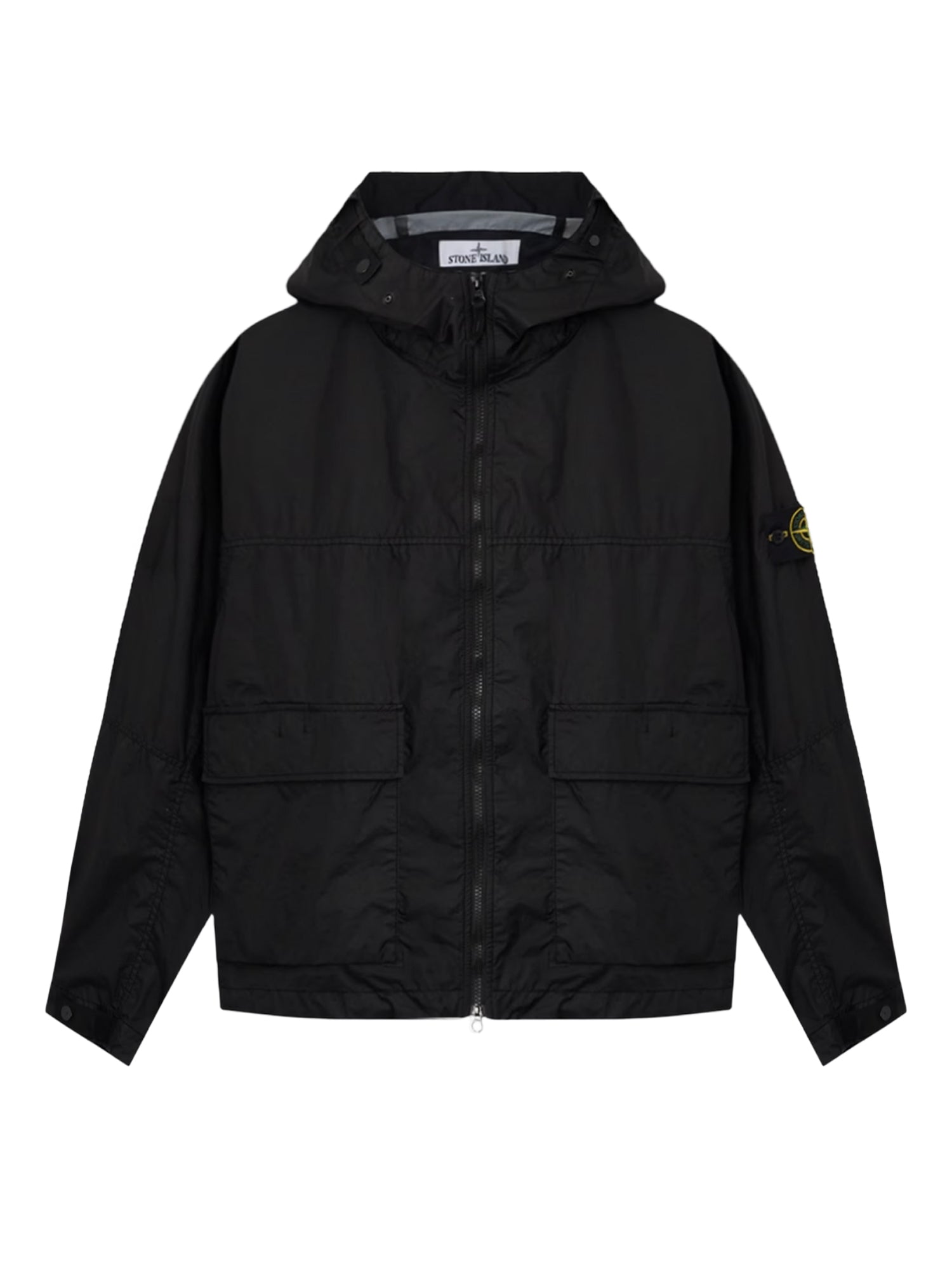 Giacca con cappuccio in nylon con logo L1S154100004 S0A21V0029 STONE ISLAND 