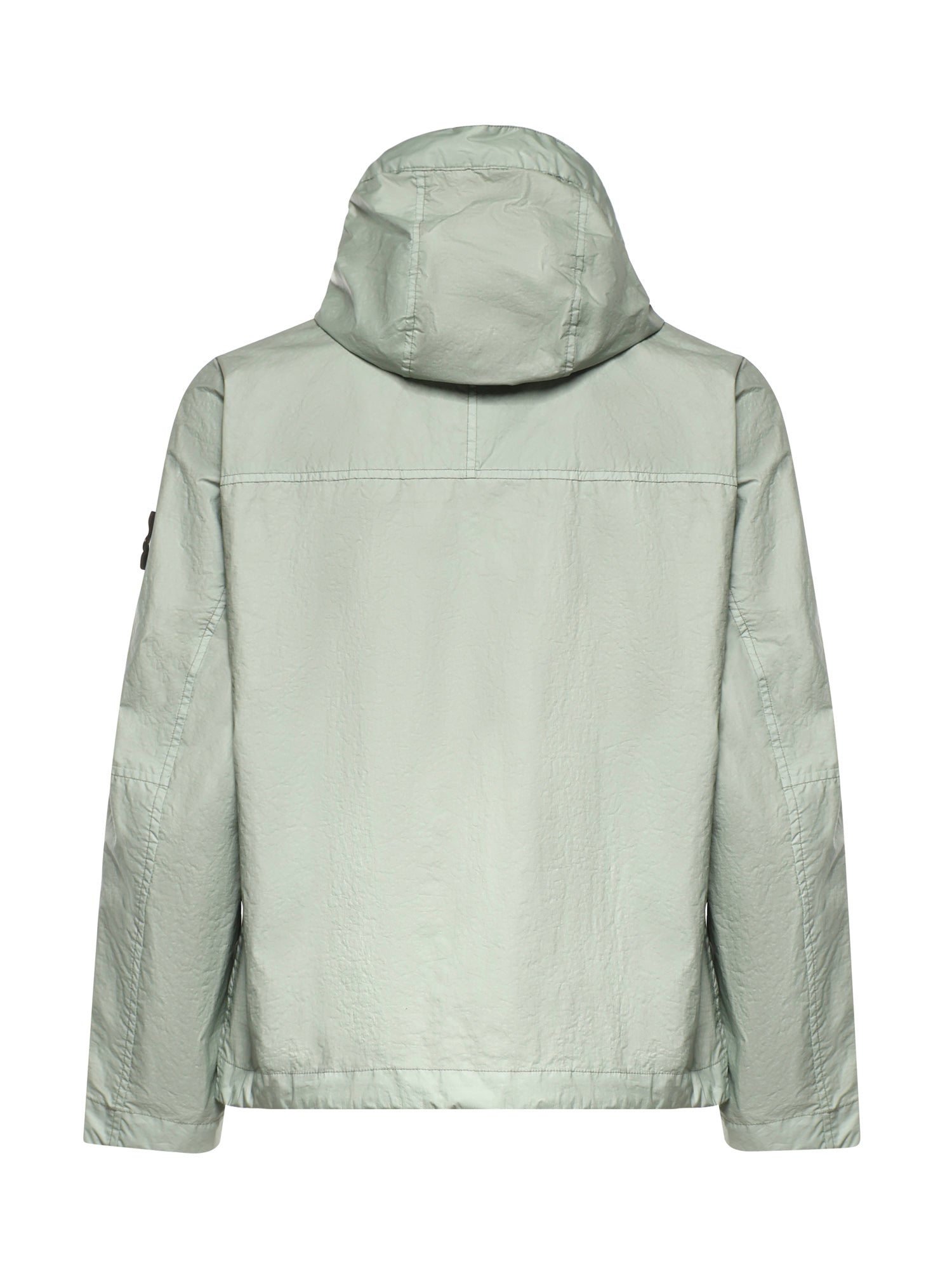 Giacca con cappuccio in nylon con logo L1S154100004 S0A21V0055 STONE ISLAND 