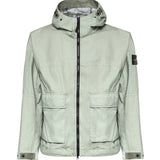 Giacca con cappuccio in nylon con logo L1S154100004 S0A21V0055 STONE ISLAND 
