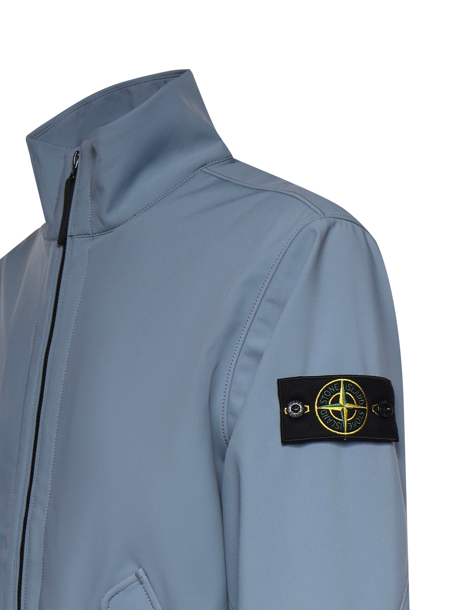 Giacca light soft shell-r e.dye technology con logo L1S154100022 S0A22V0024 STONE ISLAND 