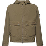 Giacca con cappuccio e logo L1S154100052 S0042V005G STONE ISLAND 