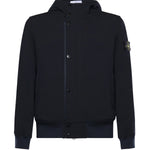 Giacca antigoccia in reps di nylon con logo L1S154100118 S0A22V0020 STONE ISLAND 