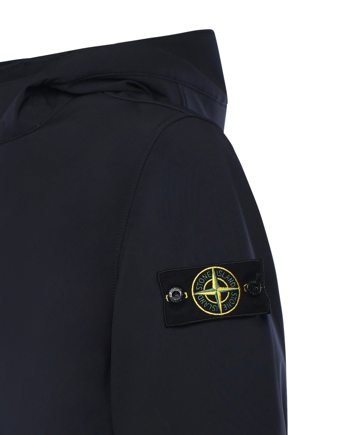 Giacca antigoccia in reps di nylon con logo L1S154100118 S0A22V0020 STONE ISLAND 