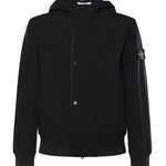 Giacca antigoccia in reps di nylon con logo L1S154100118 S0A22V0029 STONE ISLAND 