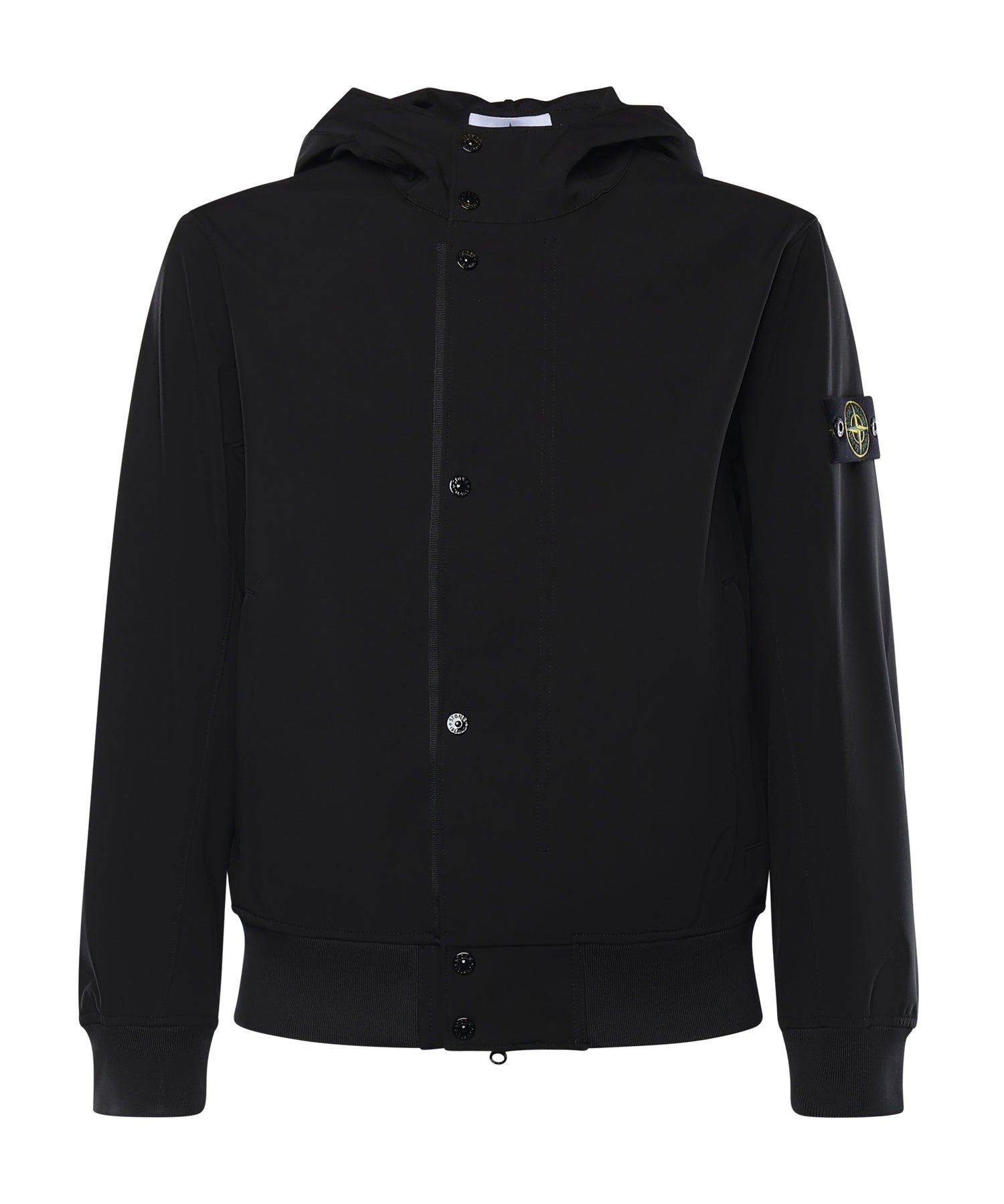Giacca antigoccia in reps di nylon con logo L1S154100118 S0A22V0029 STONE ISLAND 