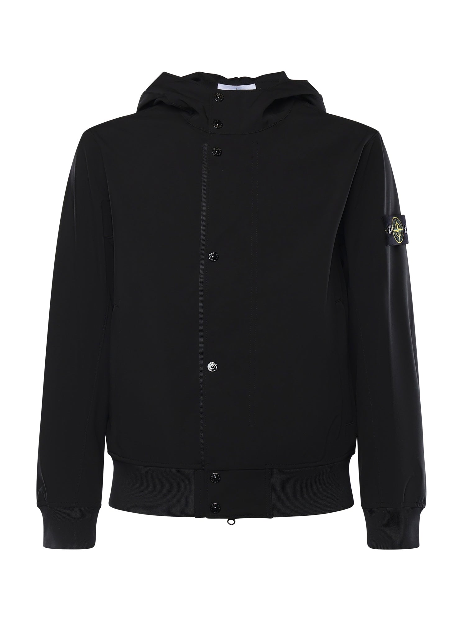Giacca antigoccia in reps di nylon con logo L1S154100118 S0A22V0029 STONE ISLAND 