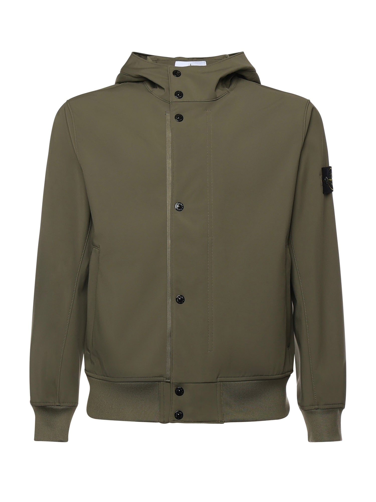 Giacca antigoccia in reps di nylon con logo L1S154100118 S0A22V005G STONE ISLAND 