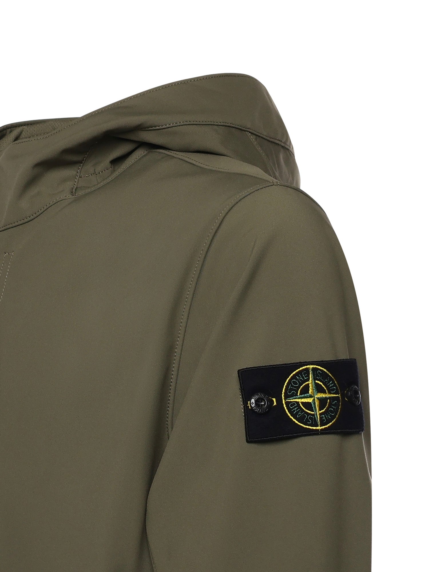 Giacca antigoccia in reps di nylon con logo L1S154100118 S0A22V005G STONE ISLAND 