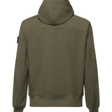 Giacca antigoccia in reps di nylon con logo L1S154100118 S0A22V005G STONE ISLAND 