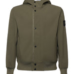 Giacca antigoccia in reps di nylon con logo L1S154100118 S0A22V005G STONE ISLAND 