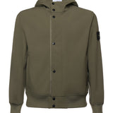 Giacca antigoccia in reps di nylon con logo L1S154100118 S0A22V005G STONE ISLAND 