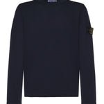 Maglione in cotone e nylon con logo<BR/> L1S155100052 S00B0V0020 STONE ISLAND 