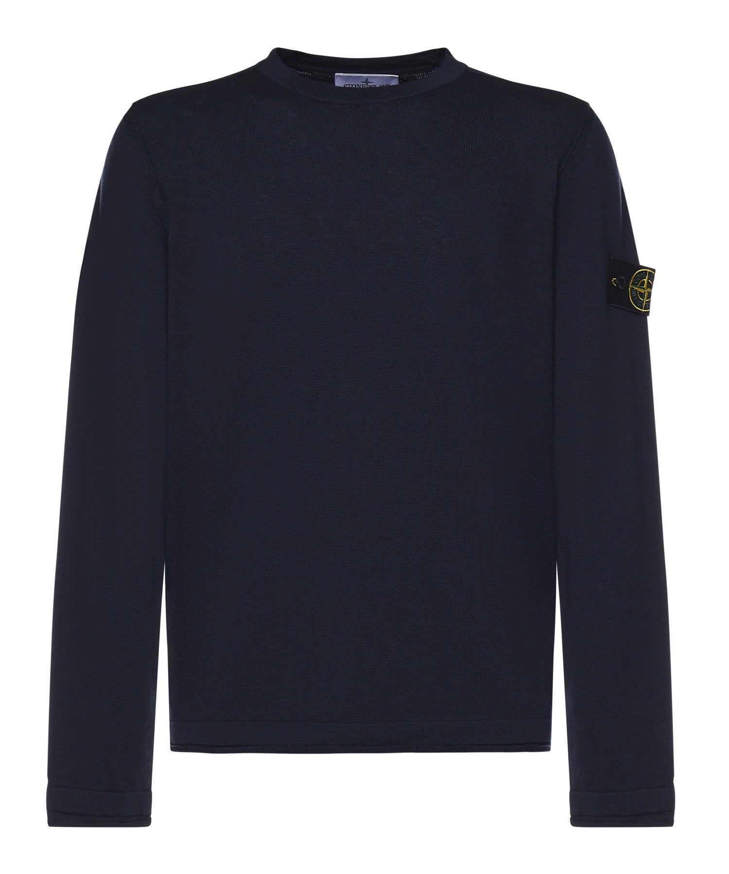 Maglione in cotone e nylon con logo<BR/> L1S155100052 S00B0V0020 STONE ISLAND 