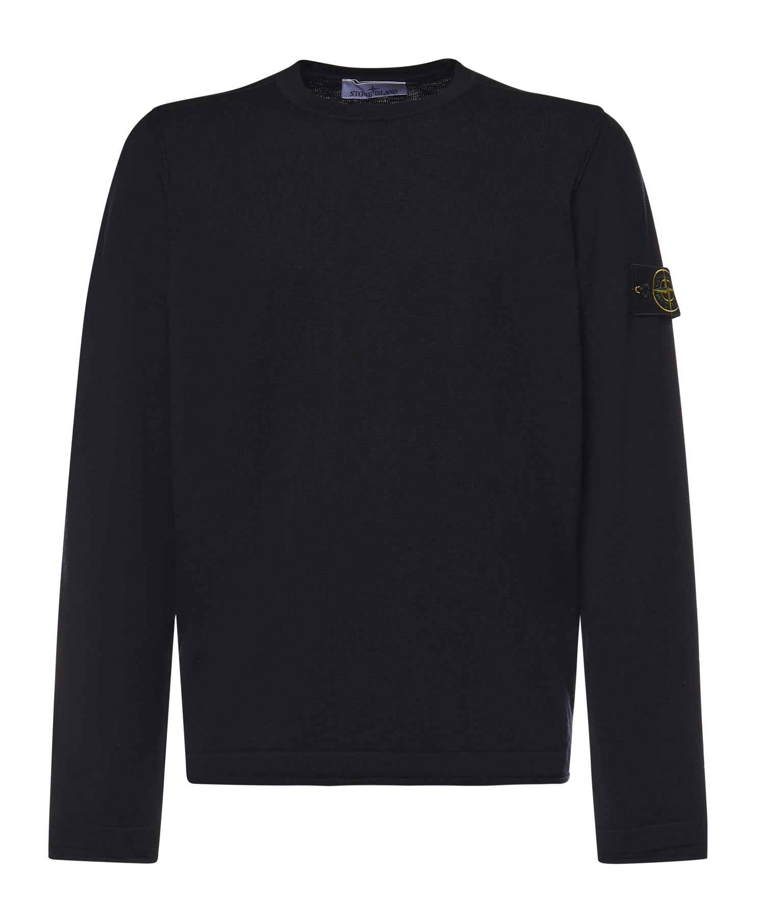 Maglione in cotone e nylon con logo<BR/> L1S155100052 S00B0V0029 STONE ISLAND 