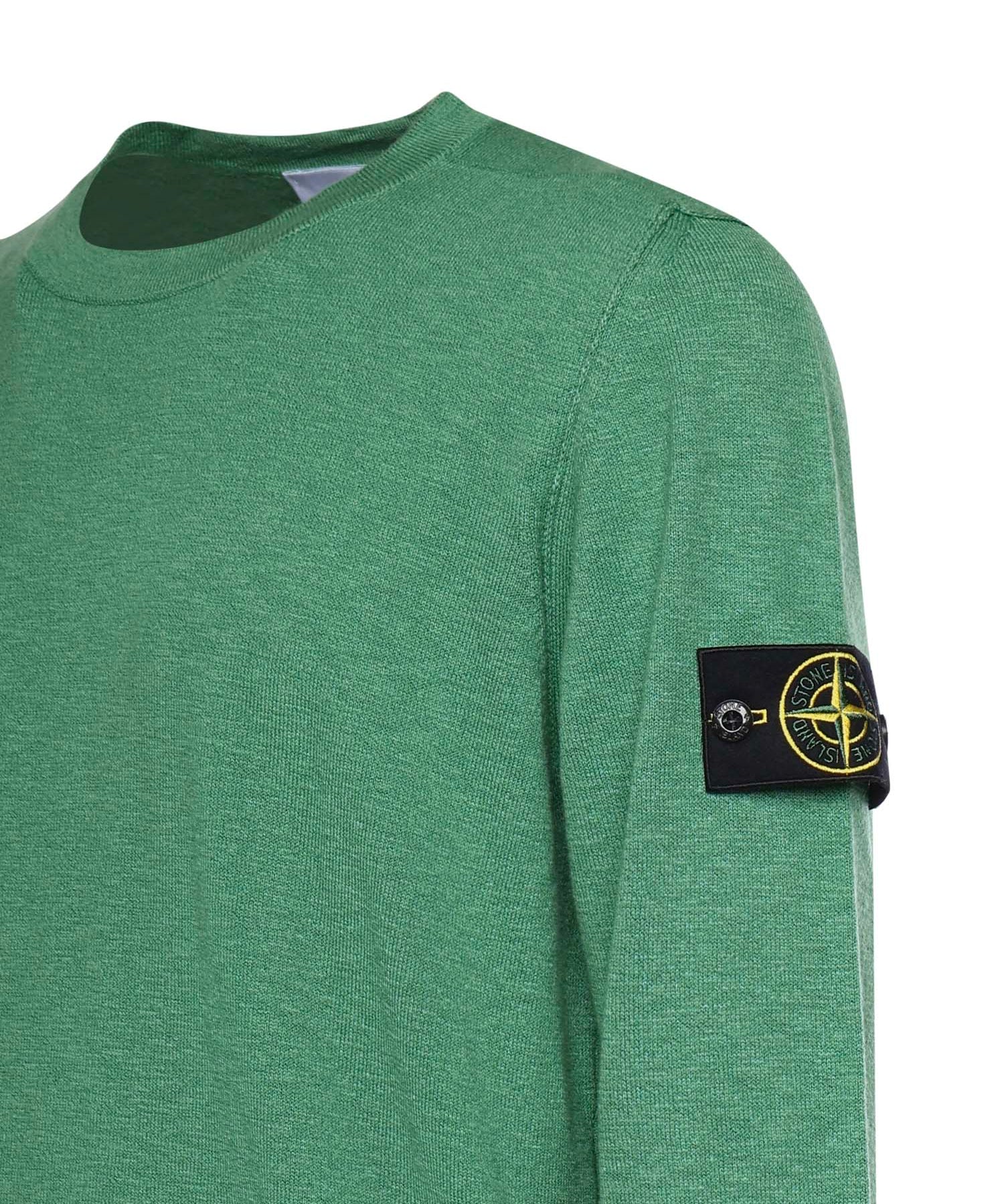 Maglione in cotone e nylon con logo L1S155100052 S00B0V005H STONE ISLAND 