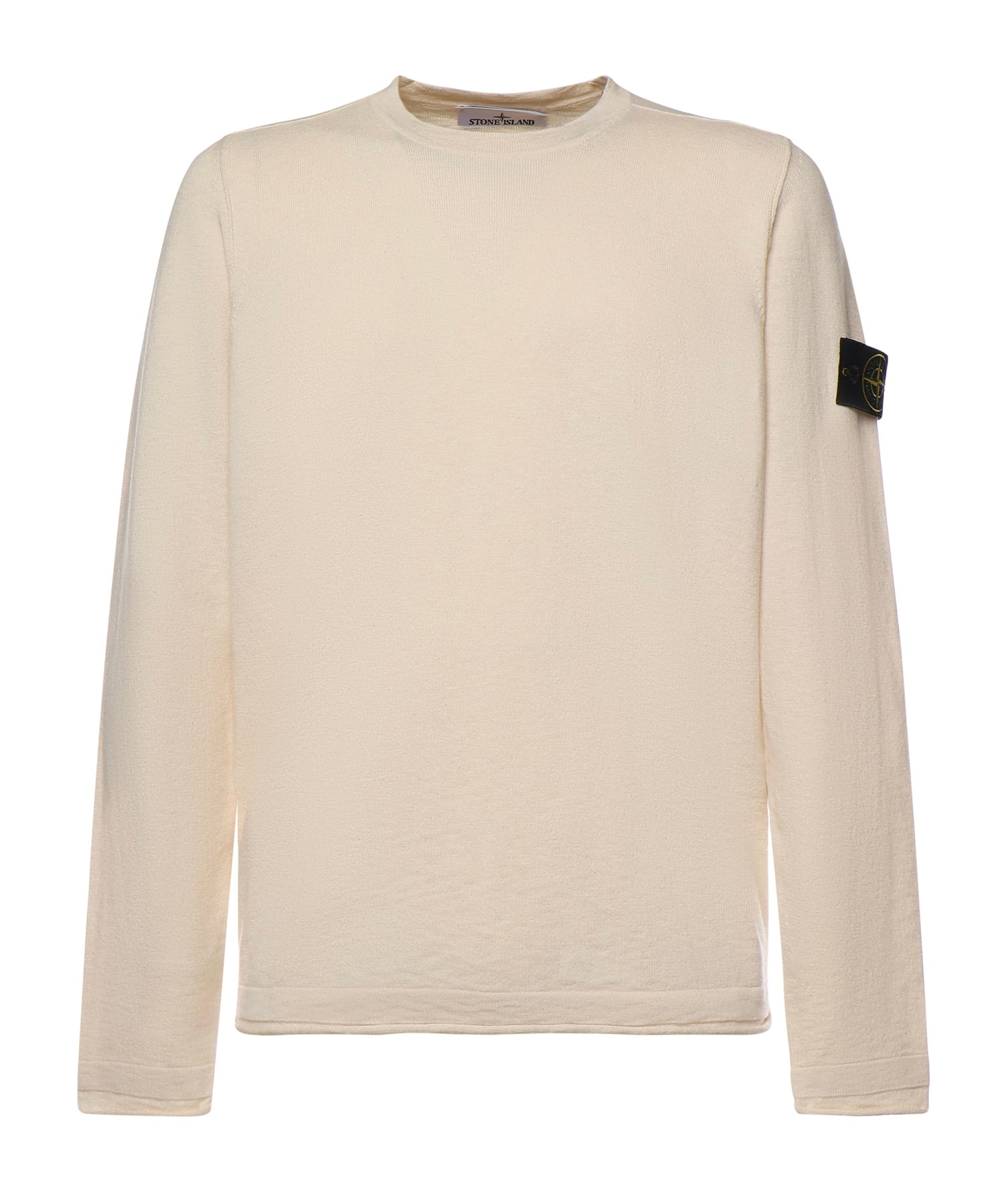 Maglione in cotone e nylon con logo<BR/> L1S155100052 S00B0V0093 STONE ISLAND 