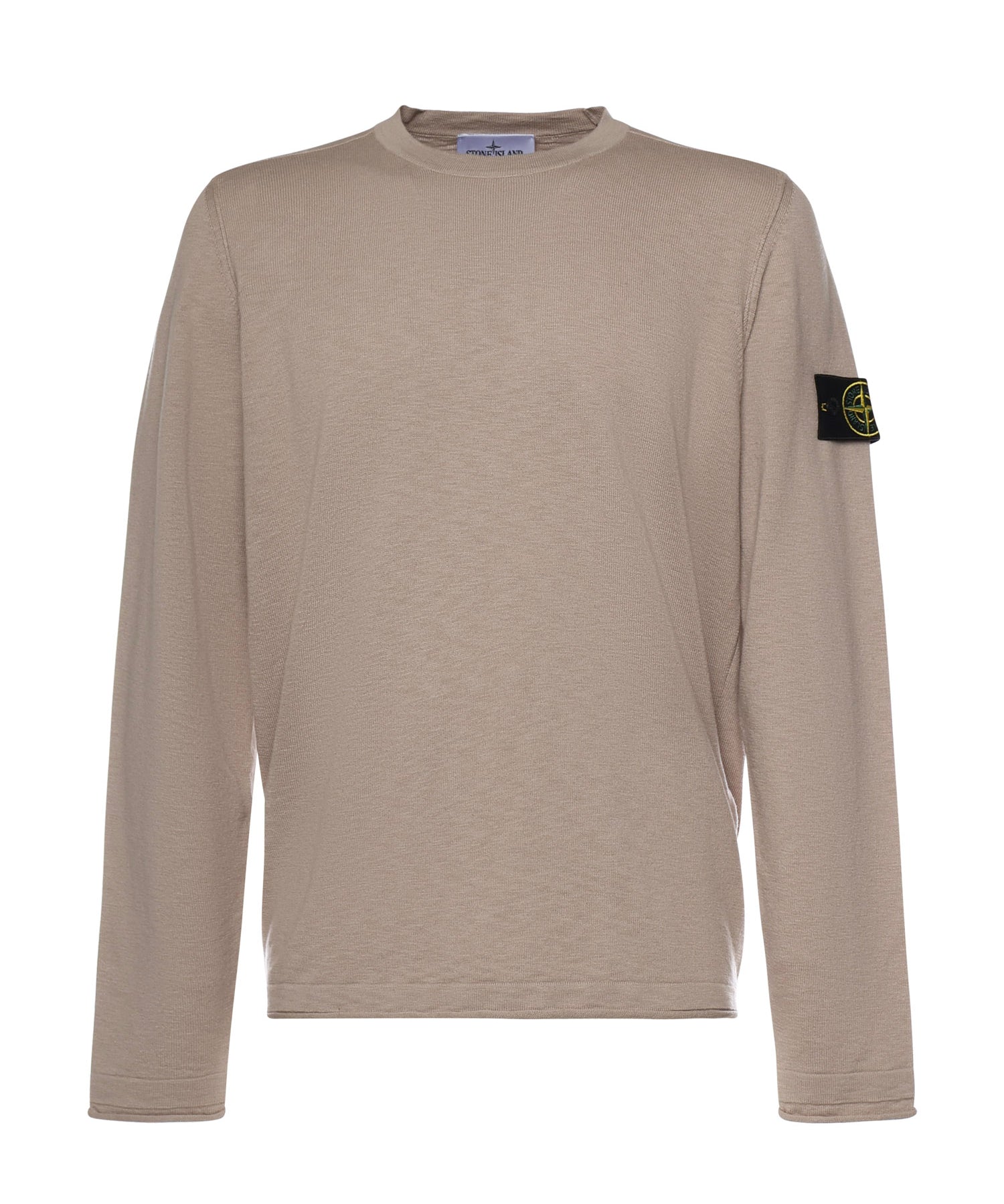 Maglione in cotone e nylon con logo<BR/> L1S155100052 S00B0V009A STONE ISLAND 
