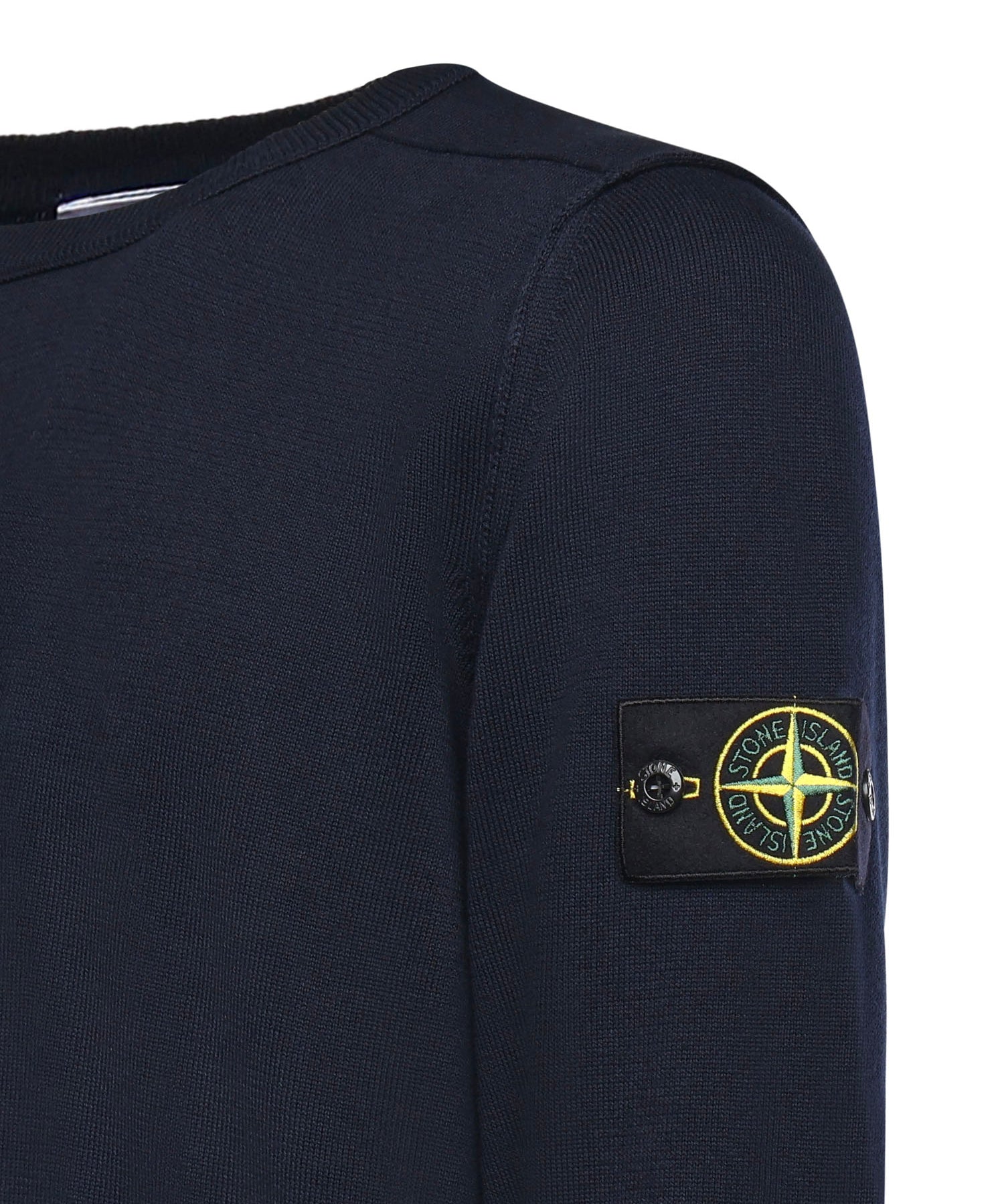 Maglione in cotone con logo L1S155100053 S00B2V0020 STONE ISLAND 