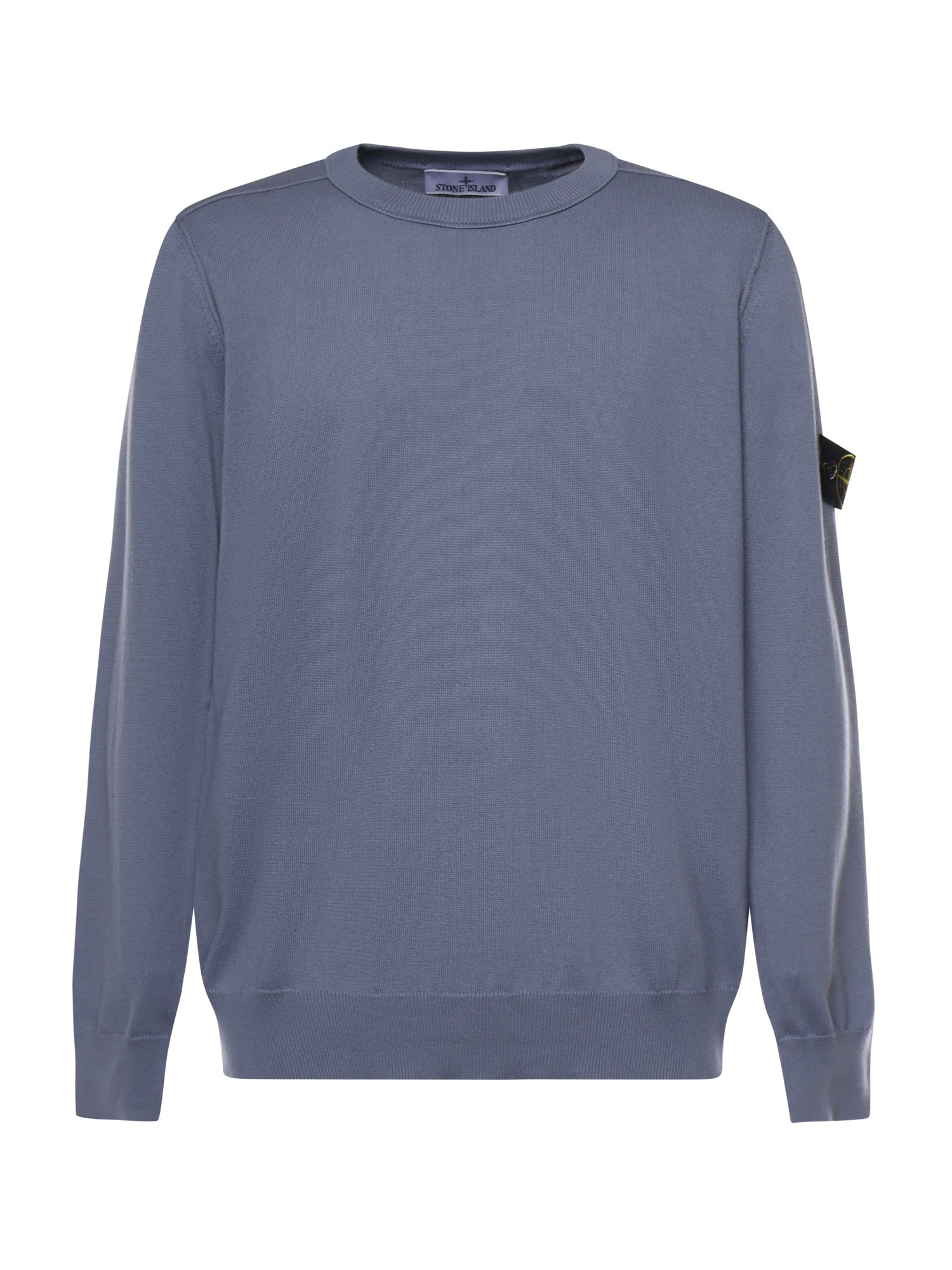 Maglione in cotone con logo L1S155100053 S00B2V0024 STONE ISLAND 