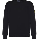 Maglione in cotone con logo L1S155100053 S00B2V0029 STONE ISLAND 