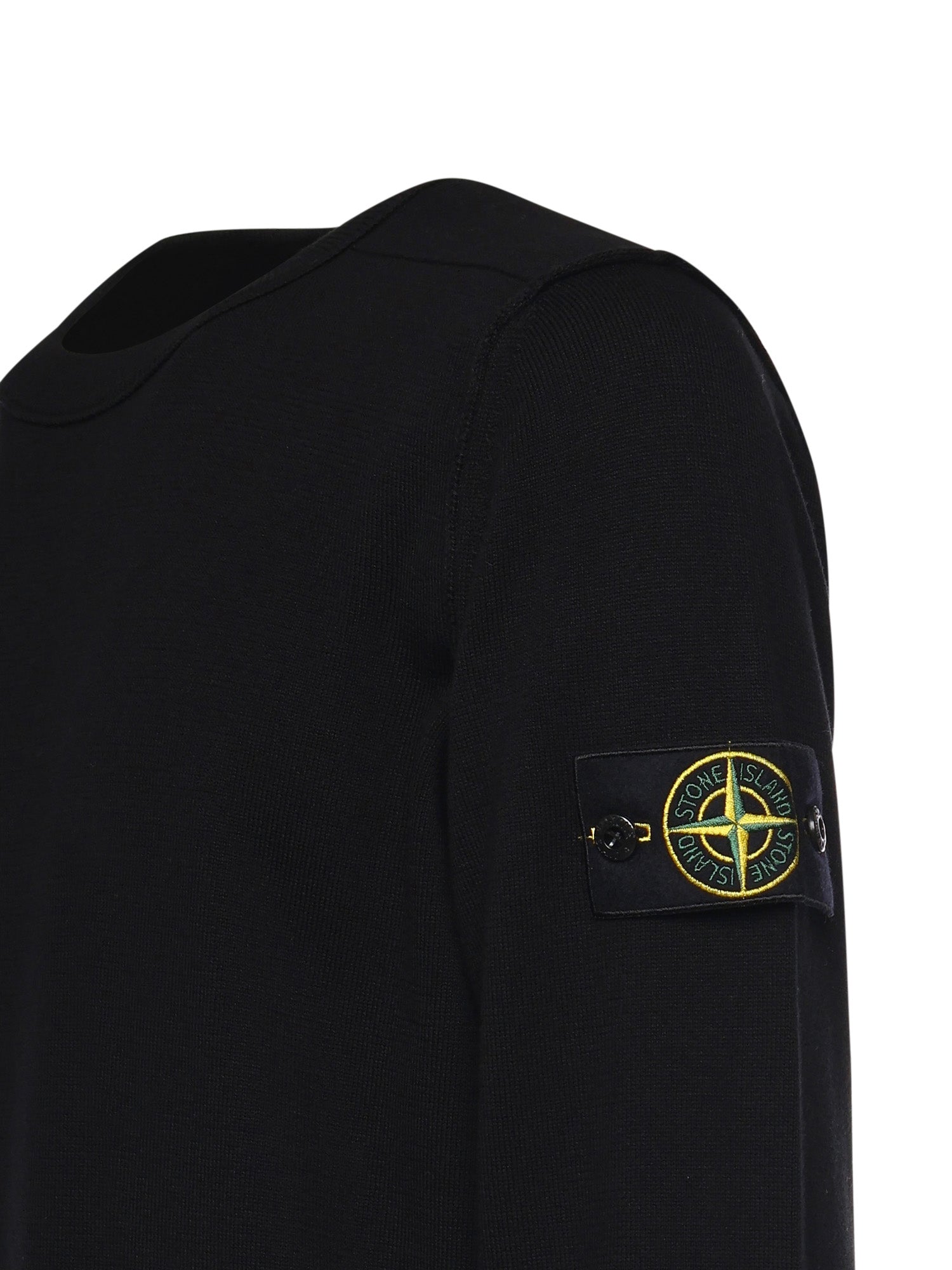 Maglione in cotone con logo L1S155100053 S00B2V0029 STONE ISLAND 