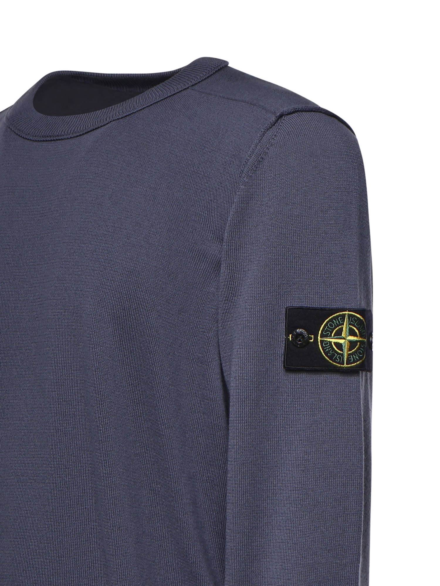 Maglione in cotone con logo L1S155100053 S00B2V002D STONE ISLAND 