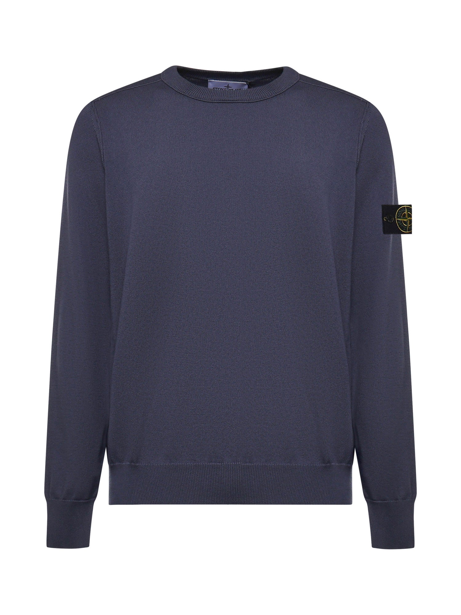 Maglione in cotone con logo L1S155100053 S00B2V002D STONE ISLAND 