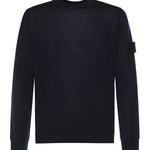 Maglione girocollo in lana con logo L1S155100074 S00FCV0020 STONE ISLAND 