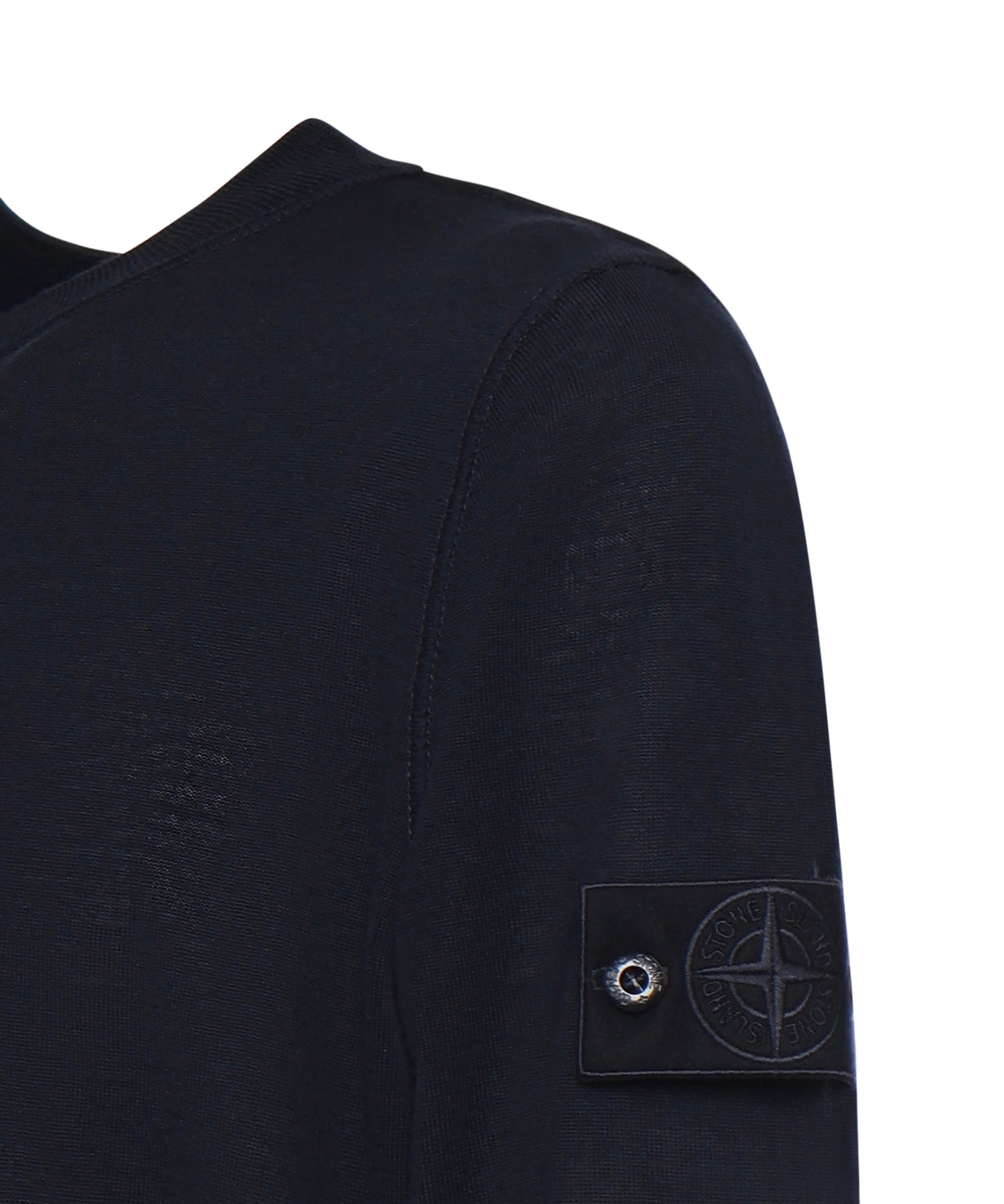 Maglione girocollo in lana con logo L1S155100074 S00FCV0020 STONE ISLAND 