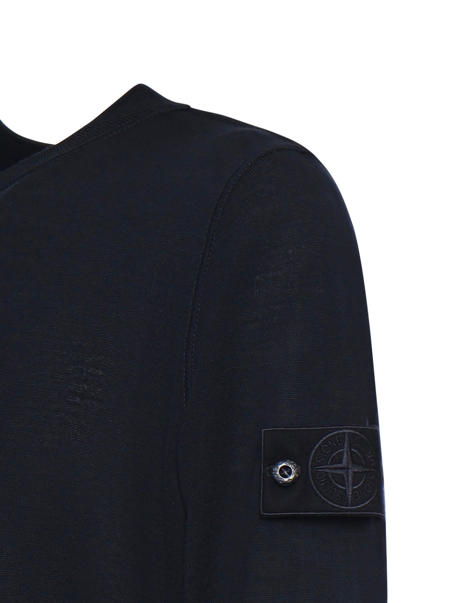 Maglione girocollo in lana con logo L1S155100074 S00FCV0020 STONE ISLAND 
