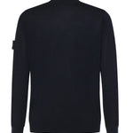 Maglione girocollo in lana con logo L1S155100074 S00FCV0020 STONE ISLAND 