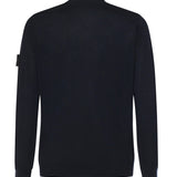 Maglione girocollo in lana con logo L1S155100074 S00FCV0020 STONE ISLAND 